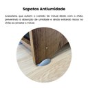 Ver imagem 6 de Mesa para Computador Escrivaninha Pixel 69cm Pinho Marrom