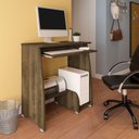 Ver imagem 1 de Mesa para Computador Escrivaninha Pixel 100% MDF 69cm Pinho Marrom