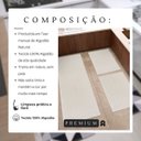 Ver imagem 6 de Kit Cozinha 3 Peças Tapete Chevron Passadeira 1,30 X 0,45 Capacho 0,60 X 0,45 Antiderrapante Cru