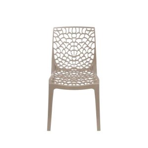 Cadeira Empilhavel Gruvyer Coral Polipropileno Fendi