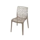 Ver imagem 2 de Cadeira Empilhavel Gruvyer Coral Polipropileno Fendi
