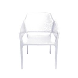 Cadeira Empilhavel Lola Branca com Braço - 2