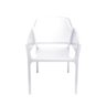 Cadeira Empilhavel Lola Branca com Braço - 2