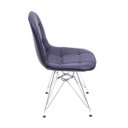 Ver imagem 3 de Cadeira Eames Botonê Eiffel Preta Base Metal