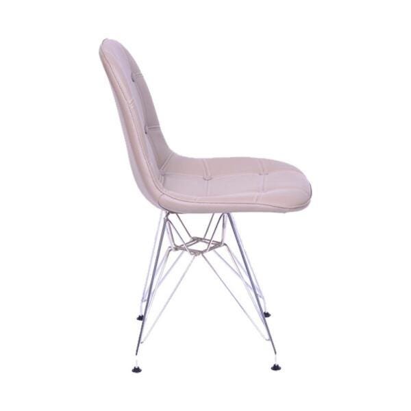 Cadeira Eames Botonê Eiffel Fendi Base Metal - 3