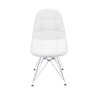 Cadeira Eames Botonê Eiffel Branca Base Metal - 2