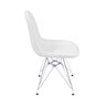 Cadeira Eames Botonê Eiffel Branca Base Metal - 3