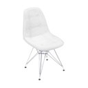 Ver imagem 1 de Cadeira Eames Botonê Eiffel Branca Base Metal