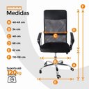 Ver imagem 6 de Cadeira de Escritório Nagano Oficial Giratória