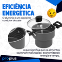 Ver mais imagens de Cuscuzeiro Enjoy Com Tampa De Vidro Individual Alumínio Com Alça Baquelite Cuscuz Cozinha Pequeno Pa