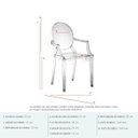 Ver imagem 3 de Cadeira Infantil com Braço Ghost Transparent
