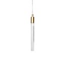 Ver imagem 2 de Lustre Pendente Taschibra Zaira Led Bivolt Dourado 3000k Luz Amarela 15051003