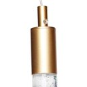 Ver imagem 4 de Lustre Pendente Taschibra Zaira Led Bivolt Dourado 3000k Luz Amarela 15051003