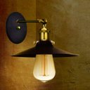 Ver imagem 3 de Kit 3 Arandelas Industrial Nordic Loft Preto com Dourado