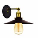 Ver imagem 2 de Kit 3 Arandelas Industrial Nordic Loft Preto com Dourado