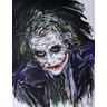 Quadro Coringa - Heath Ledger - Gotham City - Moldura com Vidro - 1