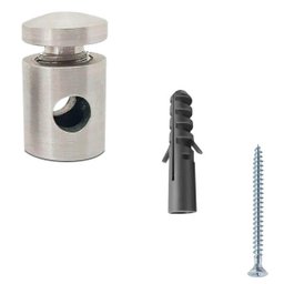 Pendente Cupula Cristal Acr. Manucrilic + Deslocador Prata - 5