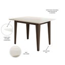 Ver imagem 3 de Mesa de Jantar Retangular com Vidro 4 Lugares 120cm sem Cadeiras Kate Poliman Móveis