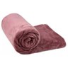 Manta Coberta Microfibra Solteiro Rose - 1