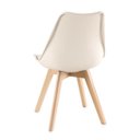 Ver imagem 4 de Kit 4 Cadeiras Leda - Creme