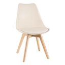 Ver imagem 2 de Kit 4 Cadeiras Leda - Creme