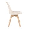Kit 8 Cadeiras Leda - Creme - 3