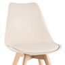 Kit 8 Cadeiras Leda - Creme - 5