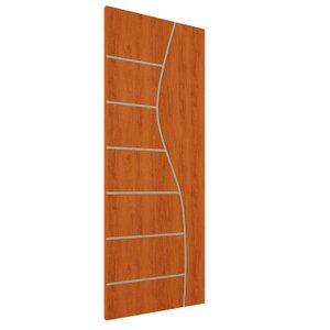 Folha de Porta de Madeira Frisada 210x90 Espessura 3,5cm Valuchi