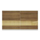 Ver imagem 7 de Armário de Cozinha Aéreo 120 cm 2 Portas com Vidro Branco/Rustic Glamy Madesa