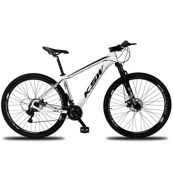 Bicicleta Aro 29 KSW Xlt 21V Câmbios Shimano Freio a Disco Mecânico Preto e Prata 17 - 8