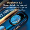 Fone de Ouvido Bluetooth 5.0 TWS F9 com controle digital - 3