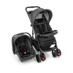 Carrinho Travel System Moove 2.0 Duo Preto Mescla - Cosco - 1