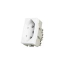 Ver imagem 1 de Módulo Tomada Margirius Infiniti Plus 2P+T 10A Branco