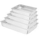 Ver imagem 1 de Kit 05 Assadeiras Pão e Bolo N01,02,03,04 Retangular