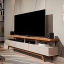 Ver imagem 1 de Rack Yara para TV 55 Polegadas Off White Nature
