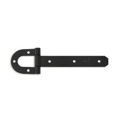 Dobradiça Ferradura N-6 45cm Forsul para Portão, Porteira e Porta Preta - 1