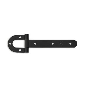 Dobradiça Ferradura N-6 45cm Forsul para Portão, Porteira e Porta Preta