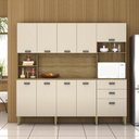 Ver imagem 1 de Kit Cozinha Armários e Portas Intense Freijó Vanilla