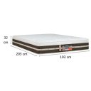 Ver imagem 6 de Colchão King Castor Size Mola Silver Star Tecnopedic Air One Face 1,93 X 2,03 X 0,32