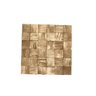 Painel Mosaico de Madeira Mista Dourado Ouro 30x30cm NT Wood Line - 2