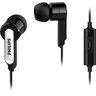 Fone de Ouvido Auricular Philips She1405Bk/10 com Microfone - 1