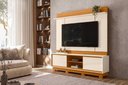 Ver imagem 6 de Estante Siena para Tv de até 75 Polegadas (com Pés) - Cinamomo Off White - Madetec