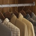 Ver imagem 7 de Guarda Roupa Ravel Quarto com 3 Portas e 2 Gavetas Espelho Amendola/off White
