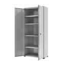 Ver imagem 2 de Armário Aço Escritório Fechadura 4 Prateleiras Ea301 Cinza