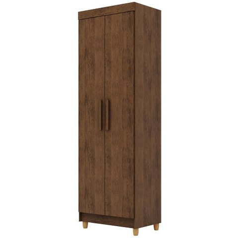 Armário Multiuso 2 Portas 60cm Hebrom V01 Imbuia - Lyam Decor