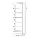 Ver imagem 5 de Armário Multiuso 2 Portas 60cm Hebrom V01 Imbuia - Lyam Decor