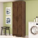 Ver imagem 2 de Armário Multiuso 2 Portas 60cm Hebrom V01 Imbuia - Lyam Decor