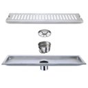 Ver mais imagens de Ralo Linear 30cm Inox Banheiro Lavabo Area Externa Anti Odor Anti Inseto Quintal Piscina Resistente
