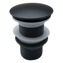 Ver imagem 1 de Válvula Click Metal Preta Para Banheiros E Lavabos 1.1/4