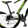Bicicleta 29 KSW 27v Câmbio Shimano Alívio Disco Hidráulico Suspensão com Trava Pto/Vrd 21 - 3
